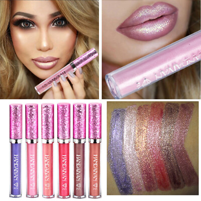 #ad Matte Lip Gloss Makeup 12 Color Waterproof Lipstick Liquid Long Lasting Lip Tint $4.12