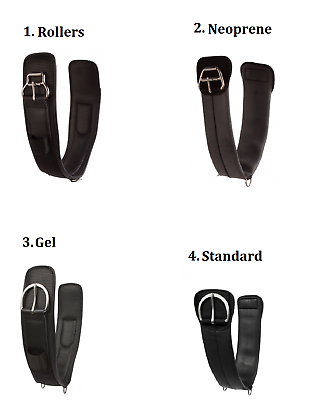 #ad Horse or Pony Western Cinch 18 36quot; Nonslip Black Saddle Girth Roller Buckles $47.49