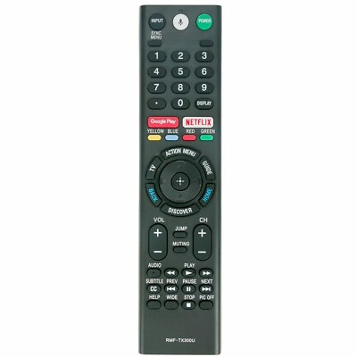 #ad New RMF TX300U Voice Remote Control Replace for Sony Smart TV LED 4K ULTRA HDTV $21.74