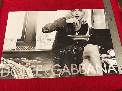 #ad Madonna for Dolce amp; Gabbana Designer Clothes 2010 Print Ad Great To Frame $6.95