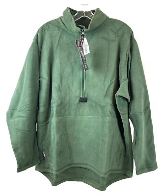 #ad New USMC Peckham Polartec Fleece Pullover Shirt Half Zip OD Green X Large XL $44.99