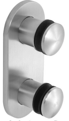 #ad CRL RS0B25BS Brushed Stainless Steel Dome 2 3 8quot; Glass Rail Fitting #R2 $199.95