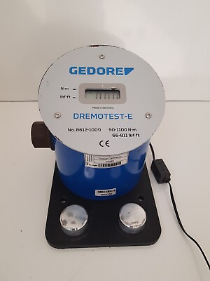 GEDORE Dremotest E 8612 1000 Electronic torque tester $775.00