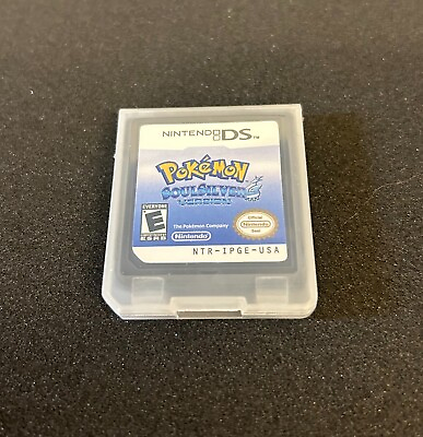 #ad #ad Pokemon SoulSilver Version for Nintendo DS NDS 3DS US Game Card 2010 Tested VG $38.99