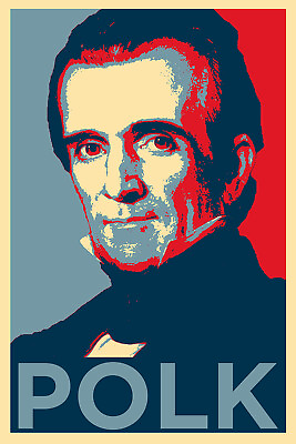 #ad James K. Polk Art Print #x27;Hope#x27; Photo Poster Gift USA President $69.50