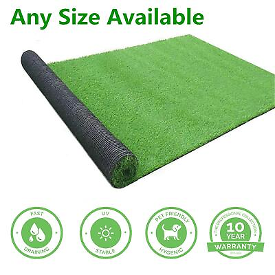 W#x27;6ft Artificial Fake Synthetic Grass Rug Garden Landscape Lawn Carpet Mat Turf $403.20