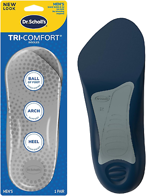 #ad Dr. Scholl’S Tri Comfort Insoles Comfort for Heel Arch and Ball of Foot with $13.48