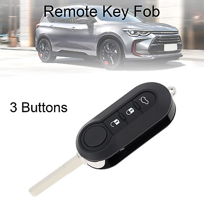 #ad 3 Buttons Car Key Remote Control Folding Housing Replacement Key Shell Case Fit $6.97