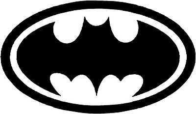 #ad FITS BATMAN SYMBOL Windshield decal sticker Car truck laptop Joker Bat Mobile $14.39
