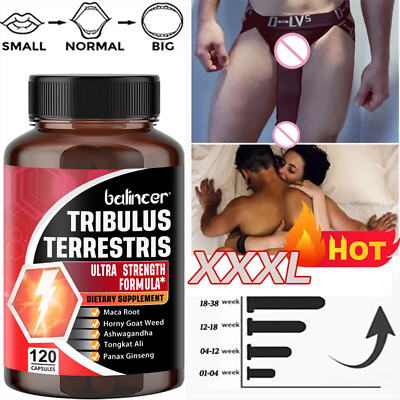 #ad Tribulus Terrestris Extract 800mg 30 To 120 Capsules Vegan Testosteron Booster $8.33
