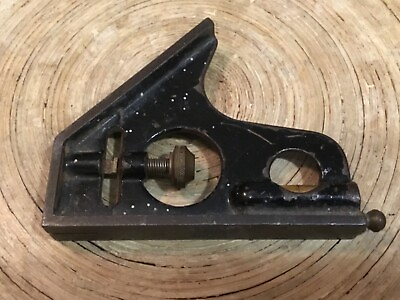 #ad CAST IRON MACHINIST’S WOOD WORKER CRAFTSMAN #x27;SQUARE RULE ANTIQUE VINTAGE TOOL $49.26
