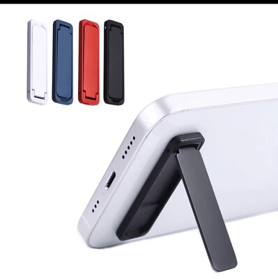 #ad Ultra Thin Alloy Phone Stand Foldable Metal Support Bracket with Back Sticker $4.99