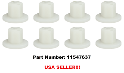 #ad 11547637 8 NEW BUMPER DEFLECTOR FLANGE NUTS FOR GM EQUINOX TERRAIN CT6 CTS ETC $9.95