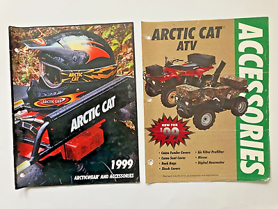 #ad 1999 Arctic Cat Arcticwear amp; Accessories Atv Brochure 16 Pages Bonus $14.95