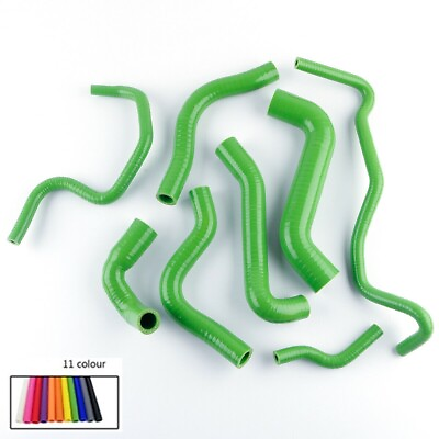 #ad Green For Audi A3 S3 TT MK1 1.8T 225PS Pipe Silicone Radiator Coolant Kits Hose $88.99
