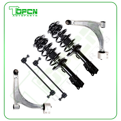 #ad For 2005 2012 Chevy Malibu Front Lower Control Arms Struts w Springs Sway Bars $219.08