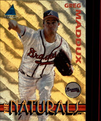 #ad 1994 Pinnacle The Naturals Atlanta Braves Baseball Card #15 Greg Maddux 10000 $1.50