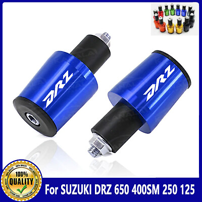 #ad For SUZUKI DRZ 650 400SM 250 125 Grips Ends Handle Bar Cap End Plugs Accessories $12.08