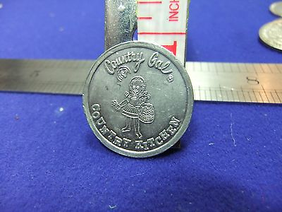 #ad coin token country boy gal kitchen advert advertising coin promotion shop GBP 7.00