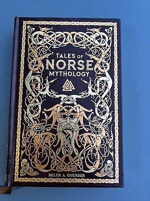 #ad TALES of NORSE MYTHOLOGY Helen Geurber Barnes amp; Noble Leather Hardcover $30.00