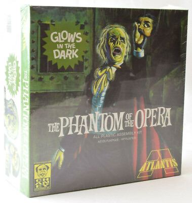 #ad Atlantis Phantom Of The Opera Glow in the Dark 1 8 Scale Plastic Model Kit A451 $22.99