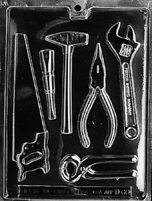 #ad #ad D066 Tool Assortment Chocolate Candy Mold w instructions $8.25