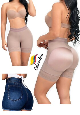 #ad Short Levanta Cola Women Butt Lifter Shapewear Push Up Faja Colombiana Shaper $59.50