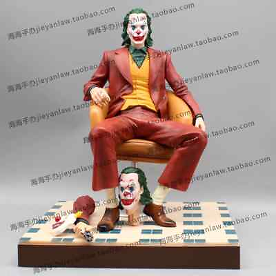 #ad DC Comics Joker Chair Joaquin Phoenix Action Figure Statue Collection Toys boxed $60.00