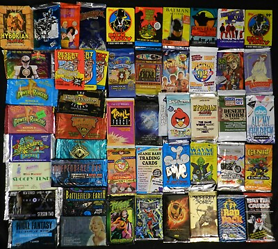 #ad 20 Vintage Non Sports Trading Card Packs Sealed with NO Duplicates $11.99