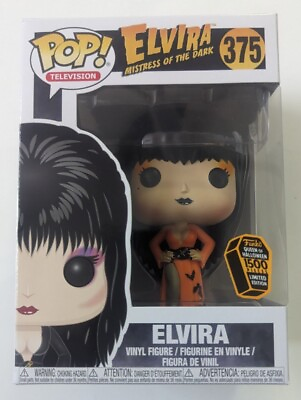 Funko Pop 375: Elvira Mistress Of The Dark Queen Halloween LE 1500 Orange $279.99