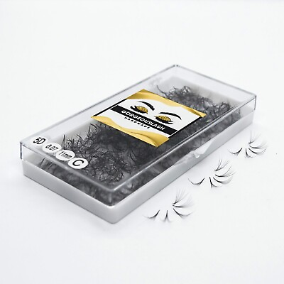 5D Lashes 1000 fans premade volume eyelash extensions ready to ship Handmade $23.89