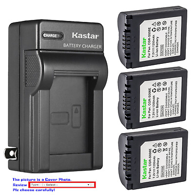 #ad Kastar Battery Wall Charger for Panasonic CGA S006 amp; Panasonic Lumix DMC FZ7EGK $15.49