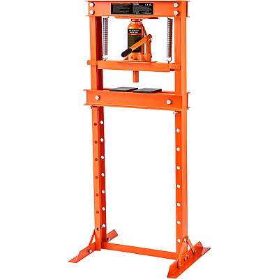 #ad VEVOR Hydraulic Shop Press 12 Ton with Press Plates H Frame Benchtop Press Stand $145.79