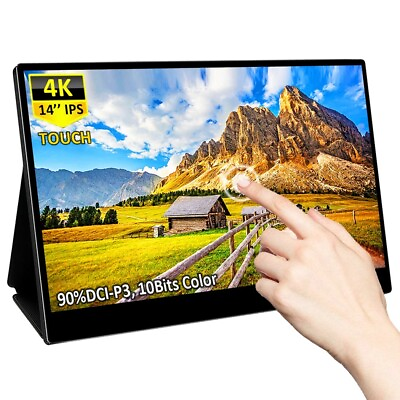 MageDok 14 Inch T140A Portable Touch Screen Monitor 4K Gaming Display $289.00