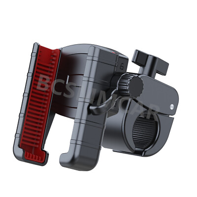 Shockproof Motorcycle Phone Holder Handlebar Mount Waterproof Case 360° Black $19.70
