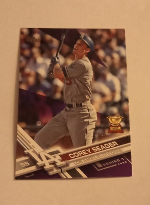 #ad 2017 Topps Toys R Us Purple SP Corey Seager LA Dodgers Texas Rangers Rookie Cup $8.99