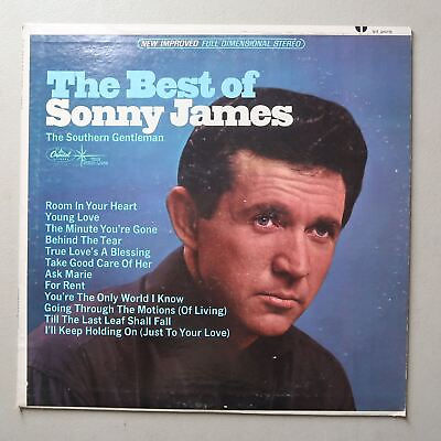 #ad THE BEST OF SONNY JAMES VINYL LP CAPITOL EXC 76 $17.10