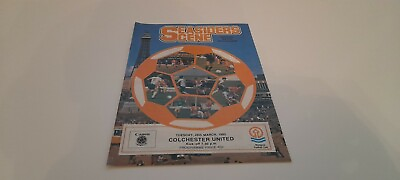 #ad Blackpool v Colchester United Div 4 1984 85 GBP 2.99
