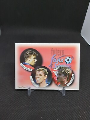 #ad 1997 Futera Fans Selection Manchester United David Beckham Butt Johnsen #1 $9.49
