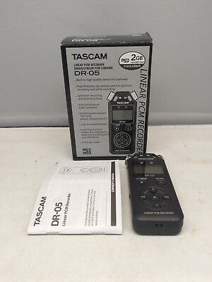 #ad TASCAM DR 05 Linear PCM Portable Digital Recorder $49.99