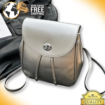 #ad WOMEN BAG Leather Trendy Female Fashion Small Luxury Ladies Shoulder Backpack AU $59.95