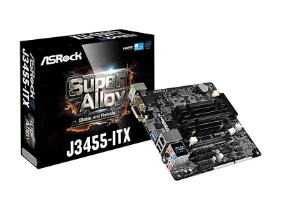#ad ASRock J3455 ITX Intel Quad Core Processor J3455 2.3GHz Mini ITX Motherboard $89.99