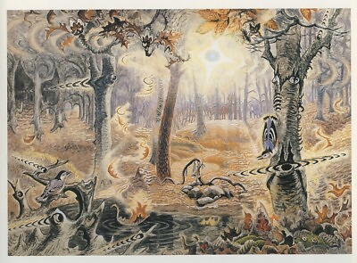 #ad Autumnal Fantasy : Charles Burchfield : 1944 : Archival Quality Art Print $57.95