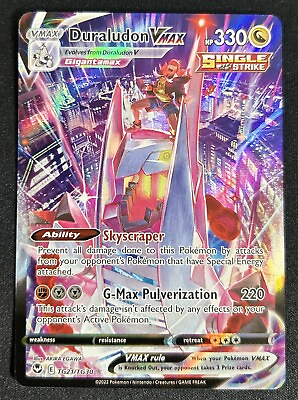 #ad Duraludon VMAX TG21 TG30 Silver Tempest Trainer Gallery Holo Pokemon TCG Card NM $6.89