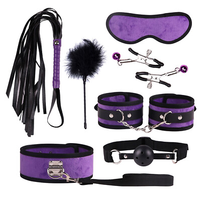 #ad Cozy Feel Binding Tool handcuffs Whip SM 7PC set kit Love restraints straps C $31.12