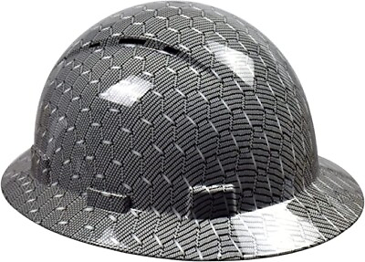 #ad Cal Pacific Grey Full Brim Hard Hat with with Fas trac Suspension $29.99