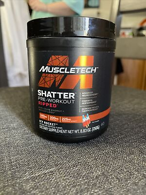 #ad #ad Shatter Pre Workout Ripped Icy Rocket 8.83 oz 250 g $27.99