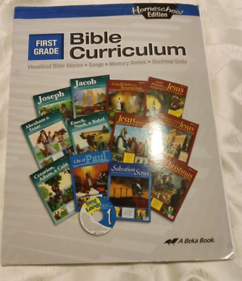 #ad Abeka Homeschool First Grade Bible Lesson Plan Homeschool Curriculum Full Year $9.99