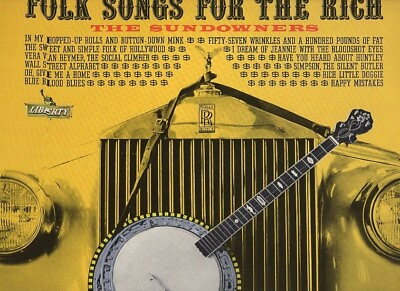 #ad Sundowners Folk Songs For The Rich Vinyl LP $36.00
