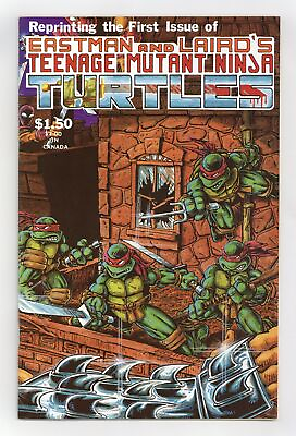 #ad Teenage Mutant Ninja Turtles #1 New Wrp Full Color 4th Printing VF 8.0 1985 $115.00